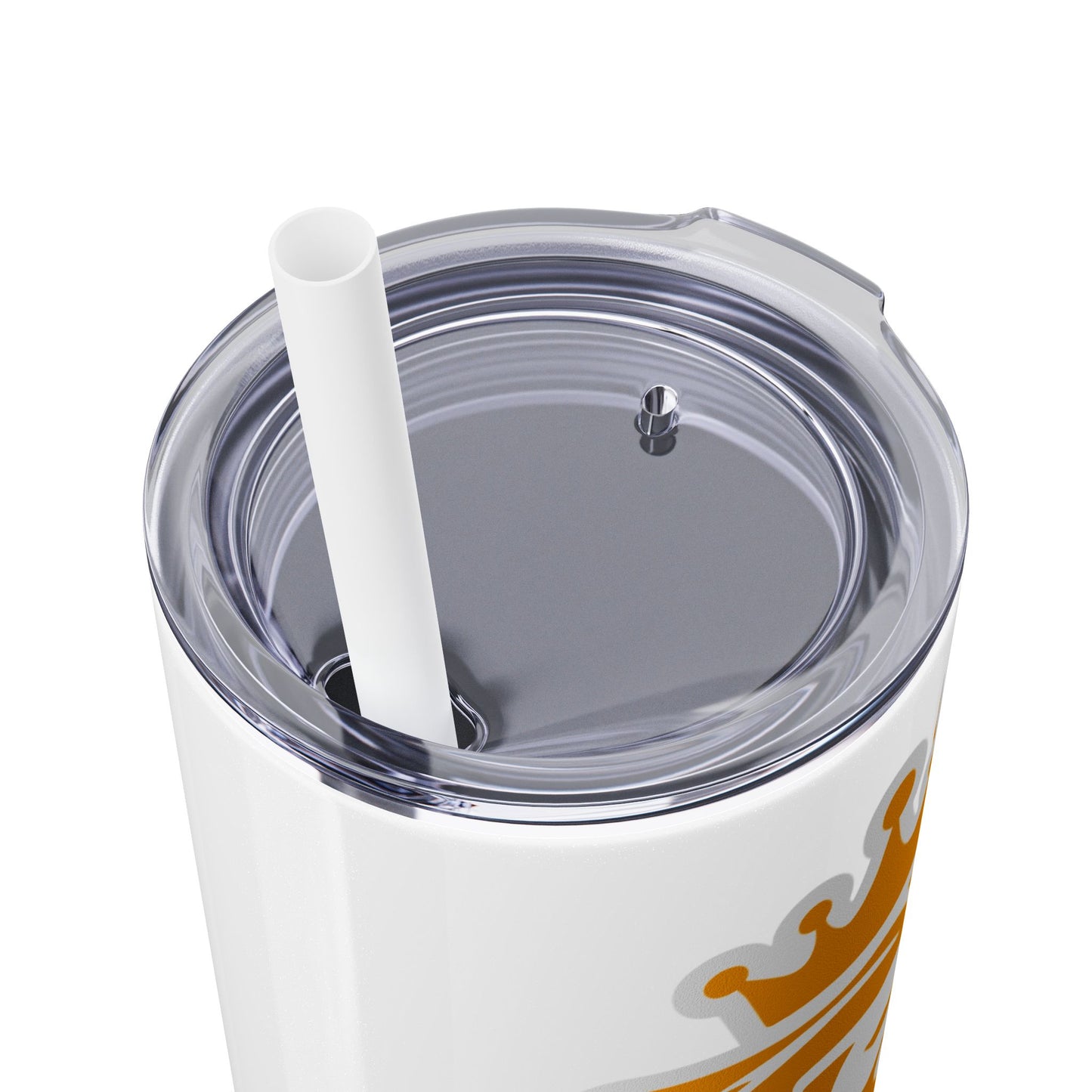 Acton King's Academy Skinny Tumbler with Straw, 20oz