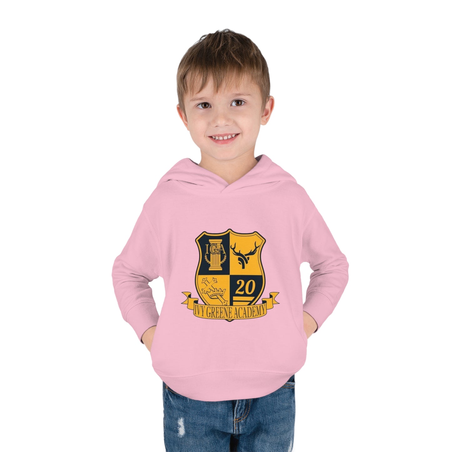 Ivy Greene logo Toddler Pullover Fleece Hoodie