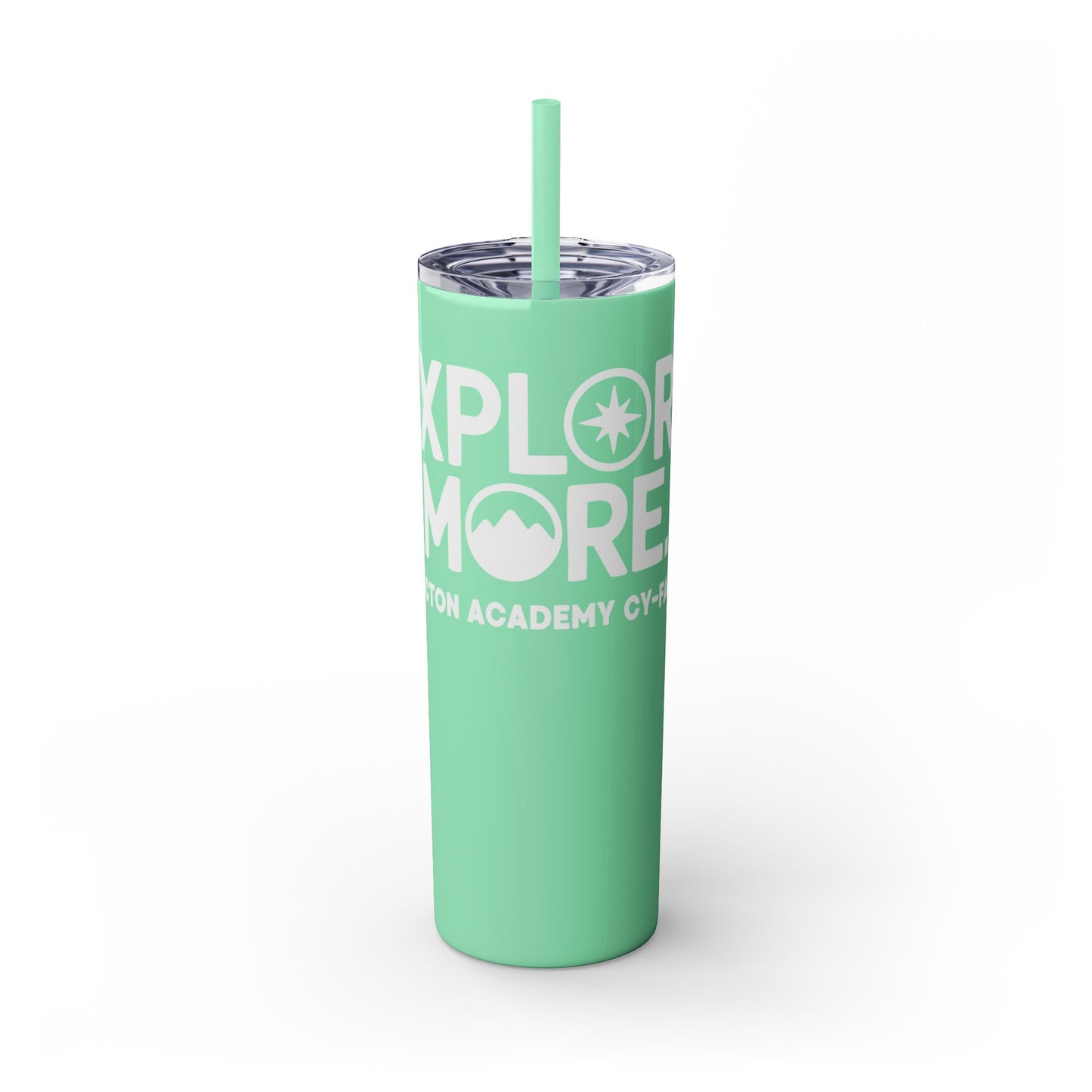 Acton CyFair Skinny Tumbler with Straw, 20oz