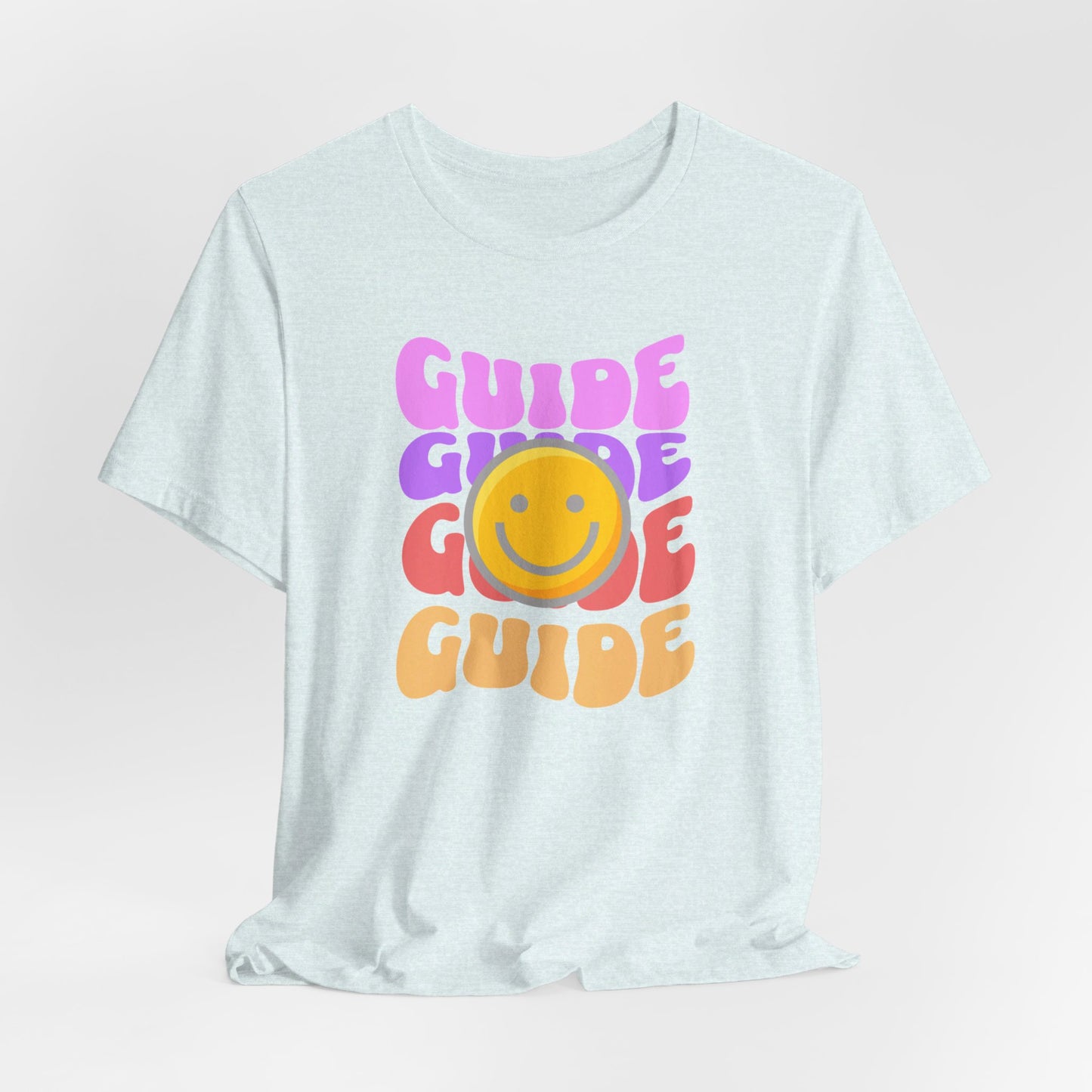 Guide with Smiley face Unisex Jersey Short Sleeve Tee