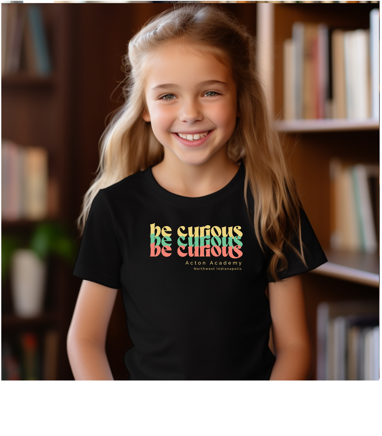 Acton NW Indy Be Curious Youth Short Sleeve Tee