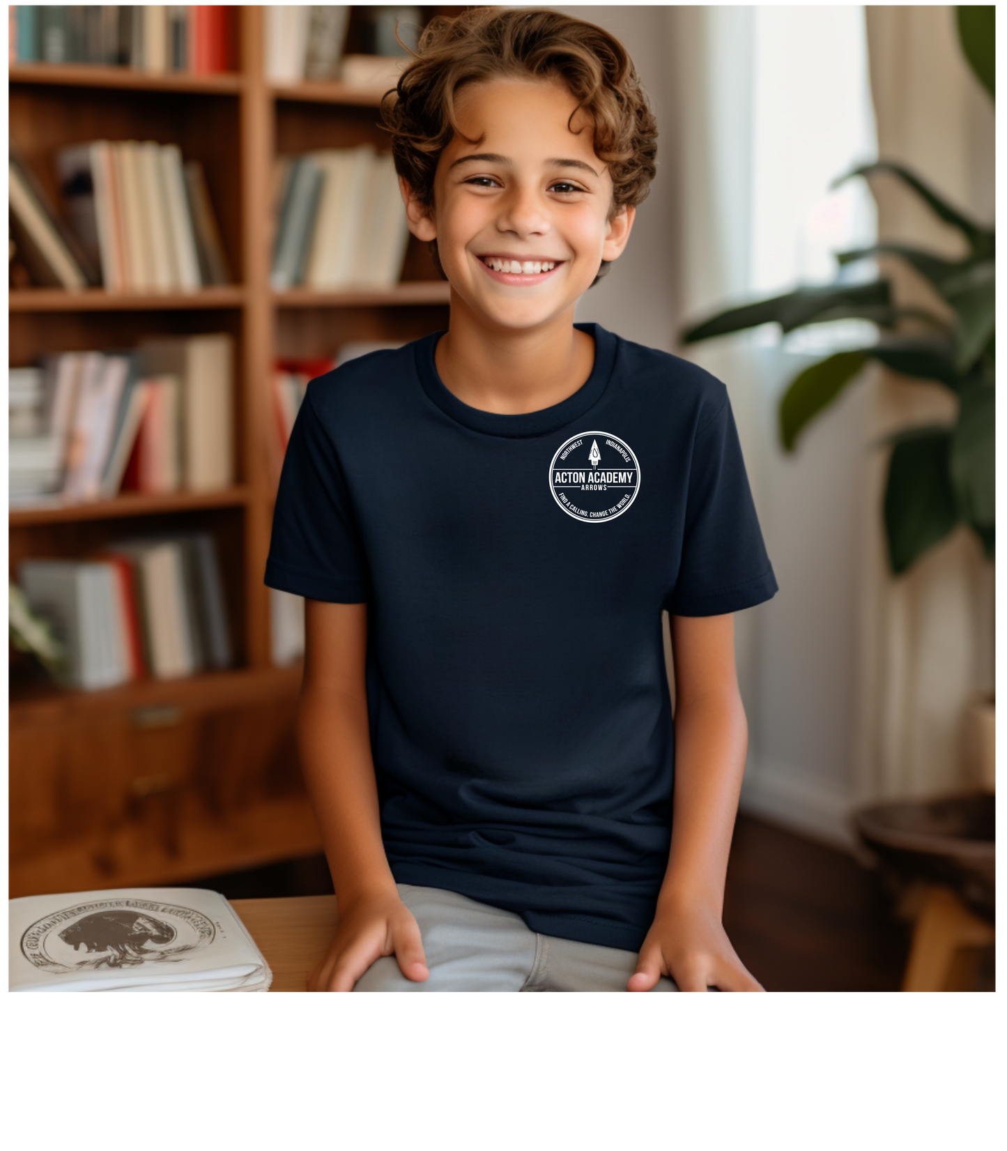 Acton NW Indy Logo Youth Short Sleeve T-shirt