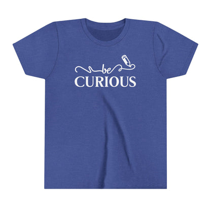 Be Curious with Blairsville logo Youth Short Sleeve Tee