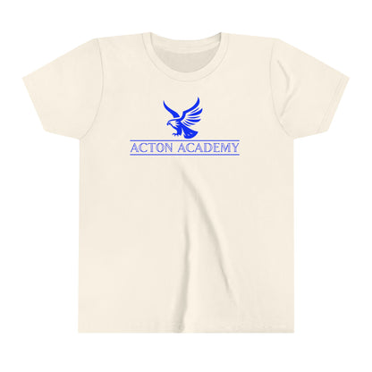 Acton Blue Logo Youth Short Sleeve Tee