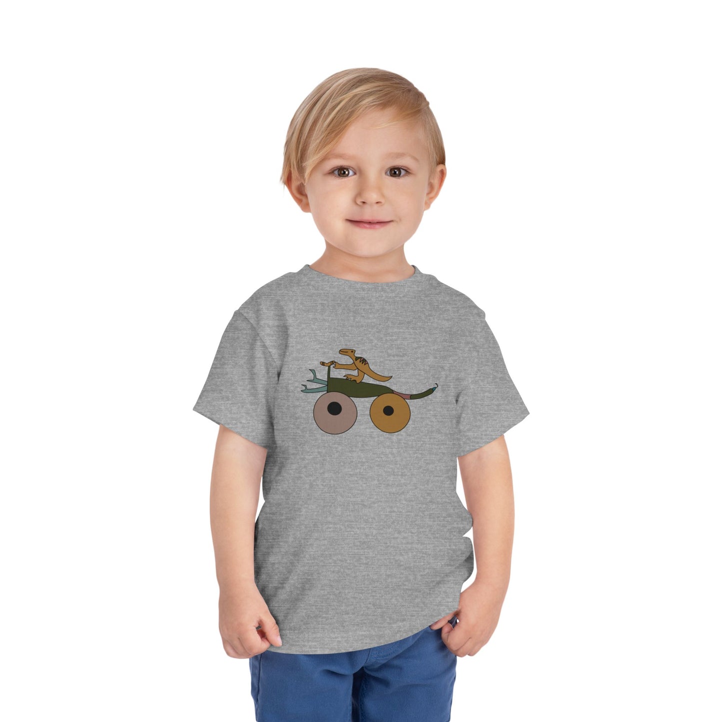 Toddler Tee — Ronin Inspired Dinosaur on a bike