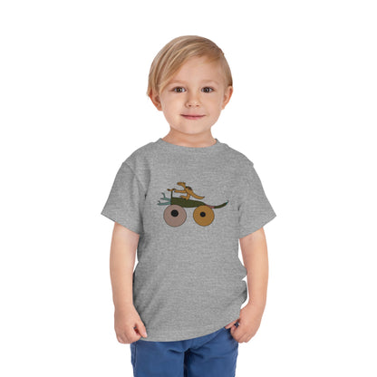 Toddler Tee — Ronin Inspired Dinosaur on a bike