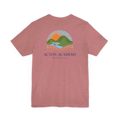 Acton Guide with Blairsville logo Unisex Jersey Short Sleeve Tee