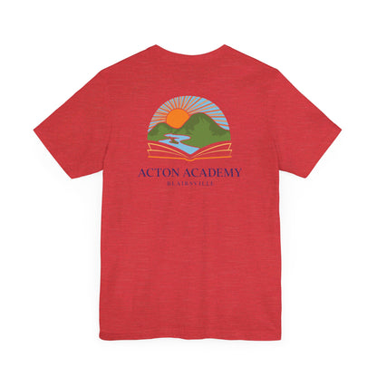 Acton Guide with Blairsville logo Unisex Jersey Short Sleeve Tee