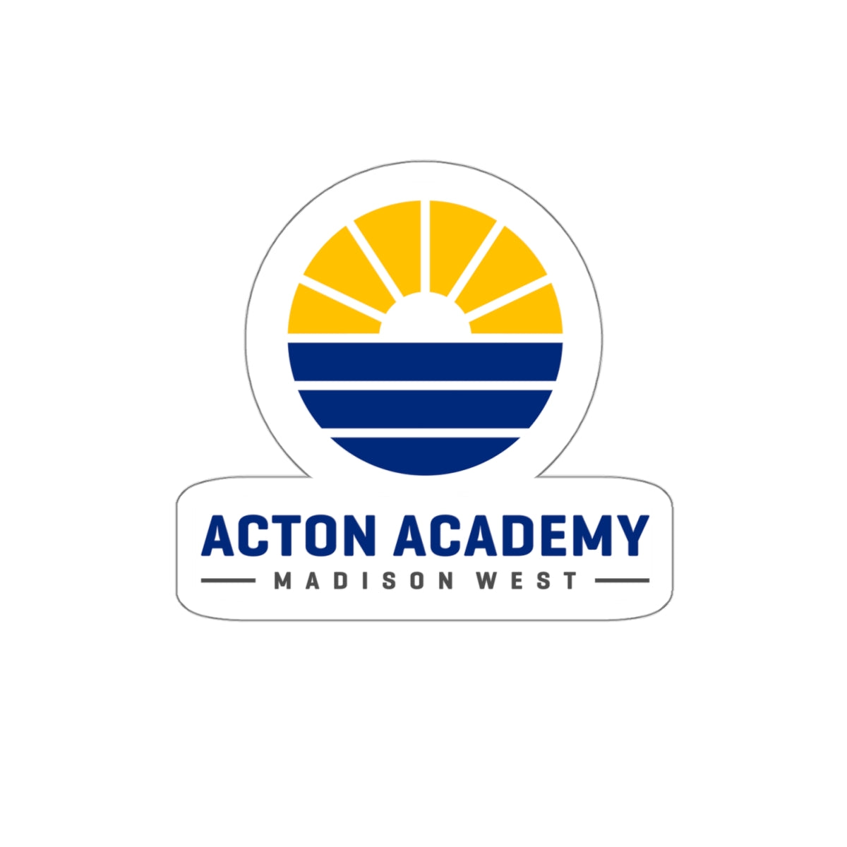 Acton Academy Madison West Kiss-Cut Stickers