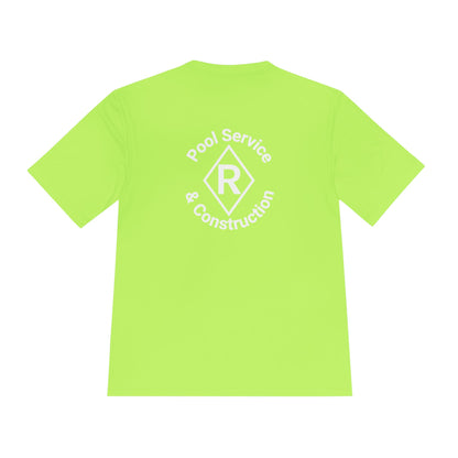 Unisex Moisture Wicking Tee - Pool Service & Construction Graphic Tee