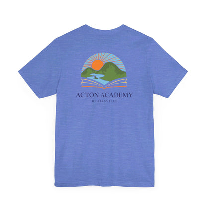 Acton Guide with Blairsville logo Unisex Jersey Short Sleeve Tee