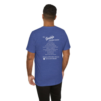 Guide definition w/back Unisex Jersey Short Sleeve Tee