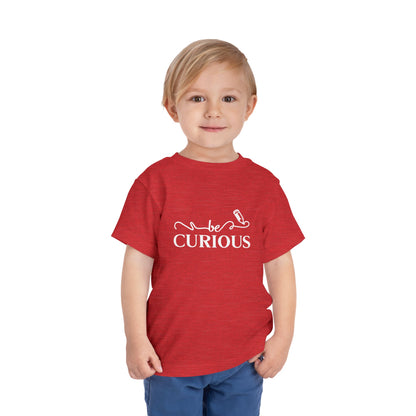 Be Curious with Acton Lakewood on Back Toddler Short Sleeve Tee