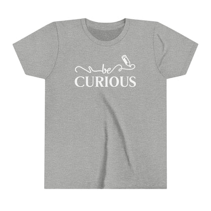 Be Curious with Blairsville logo Youth Short Sleeve Tee