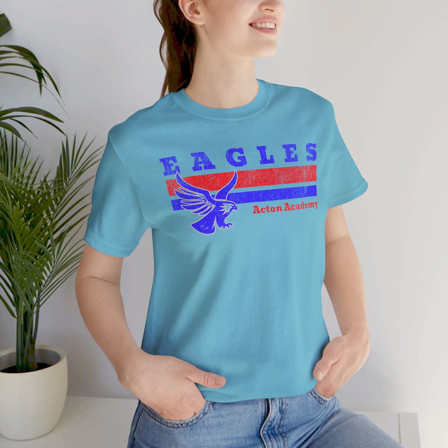 Acton Academy Eagles Unisex Jersey Short Sleeve Tee