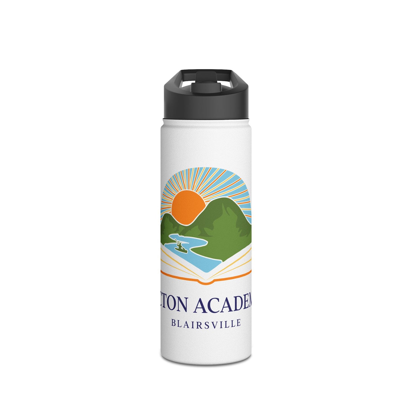 Acton Academy Blairsville Stainless Steel Water Bottle, Standard Lid