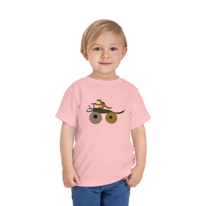 Toddler Tee — Ronin Inspired Dinosaur on a bike
