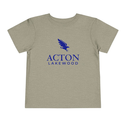 Acton Lakewood with Blue Logo Toddler Short Sleeve Tee