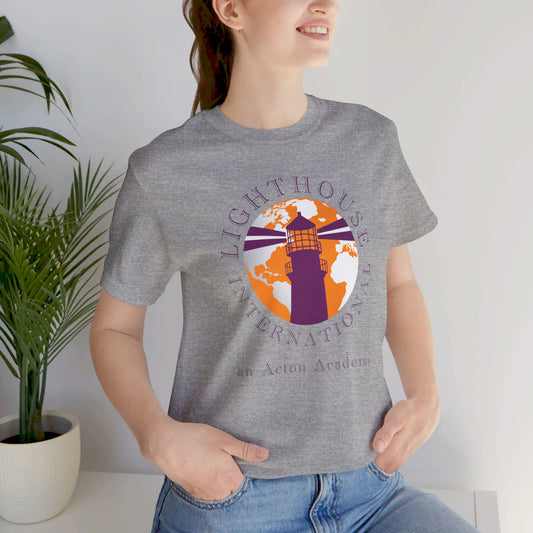 Lighthouse International w/ Acton logo Unisex Jersey Short Sleeve Tee