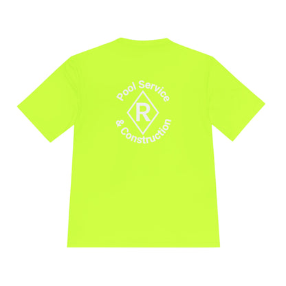 Unisex Moisture Wicking Tee - Pool Service & Construction Graphic Tee