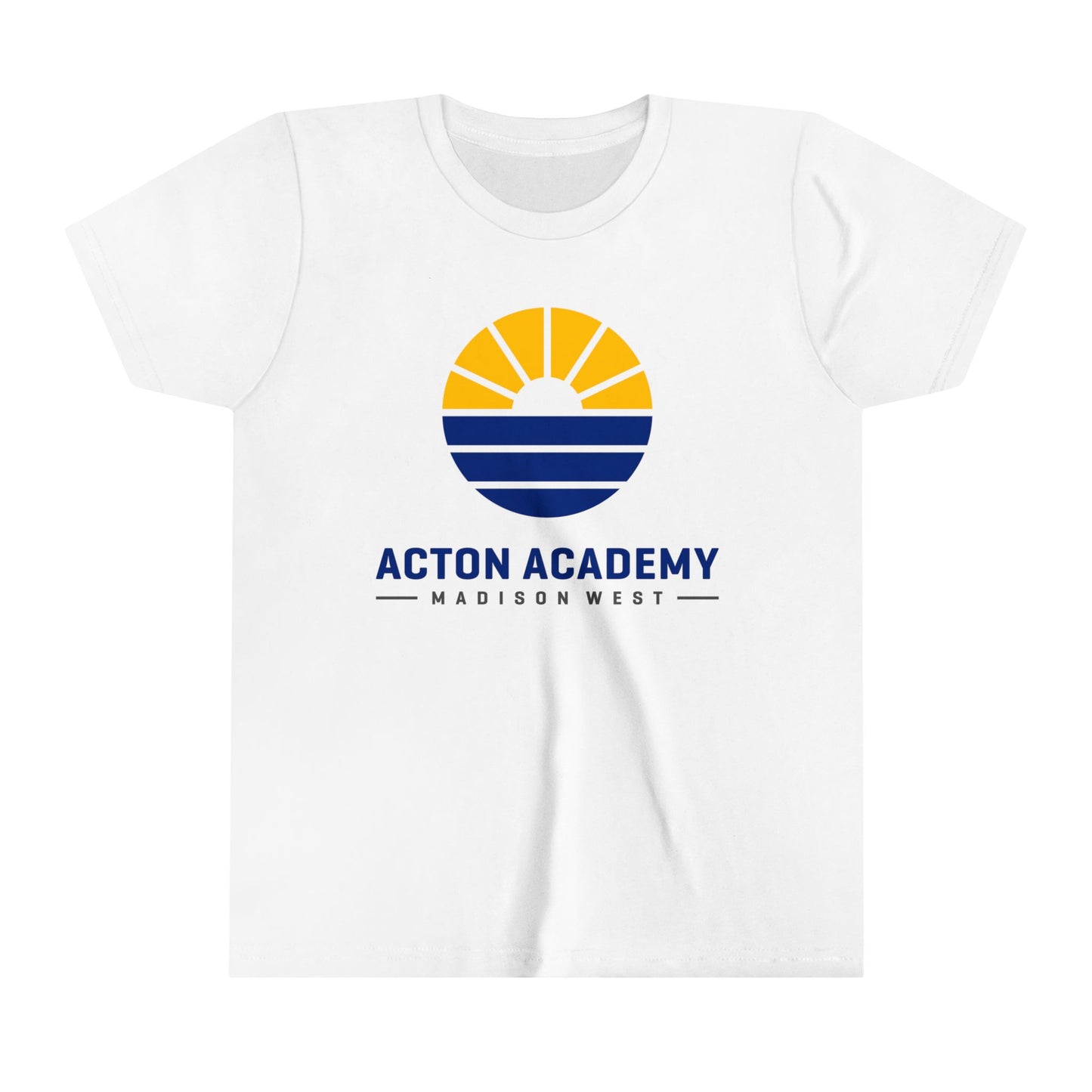 Acton Madison West blue/yellow Youth Short Sleeve Tee