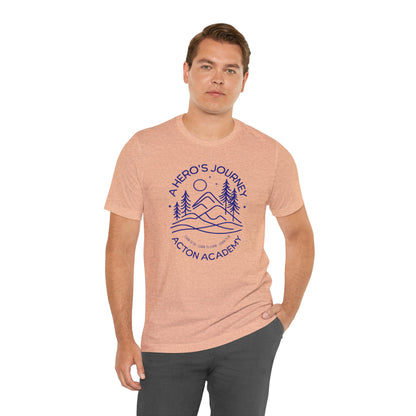Hero's Journey Line Drawing with Acton CyFair Unisex Jersey Short Sleeve Tee