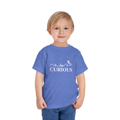 Be Curious with Acton Lakewood on Back Toddler Short Sleeve Tee