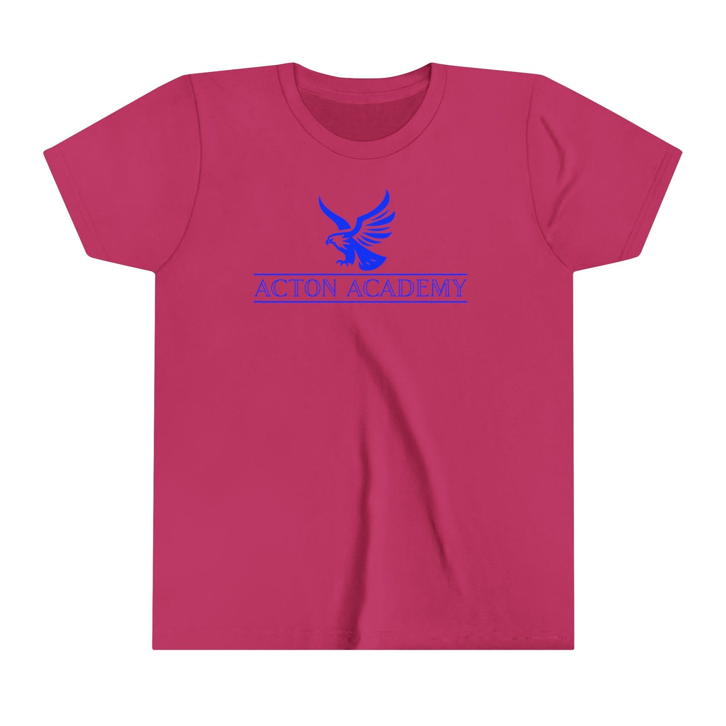 Acton Blue Logo Youth Short Sleeve Tee