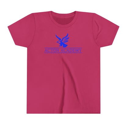 Acton Blue Logo Youth Short Sleeve Tee