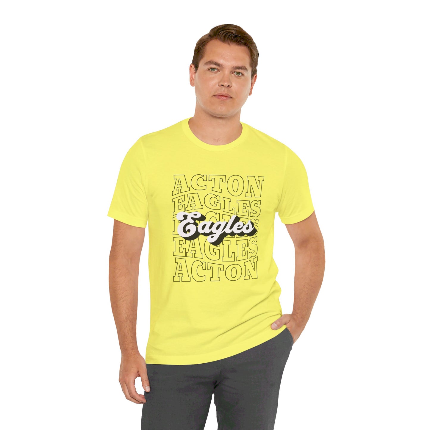 Acton Eagles Spirit T-Shirt Unisex Jersey Short Sleeve