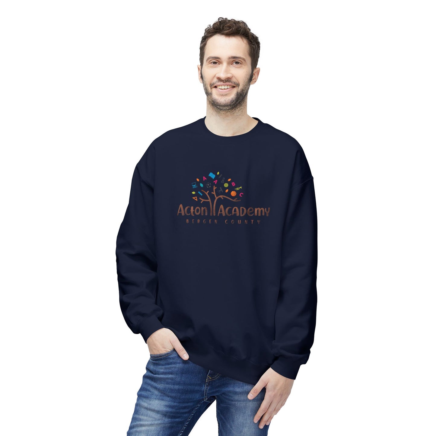 Acton Bergen County Unisex Midweight Softstyle Fleece Crewneck Sweatshirt