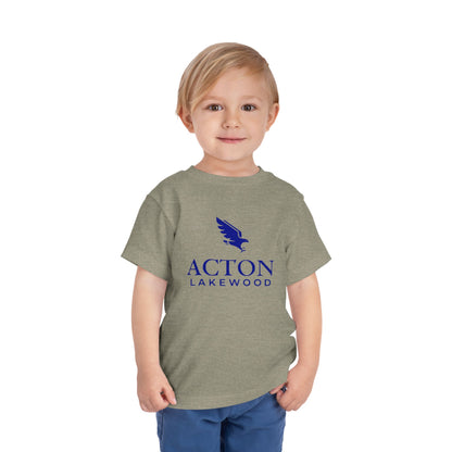 Acton Lakewood with Blue Logo Toddler Short Sleeve Tee