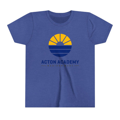 Acton Madison West blue/yellow Youth Short Sleeve Tee