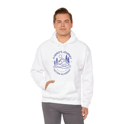 Hero's Journey Line Drawing Unisex Heavy Blend™ Hooded Sweatshirt