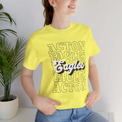 Acton Eagles Spirit T-Shirt Unisex Jersey Short Sleeve