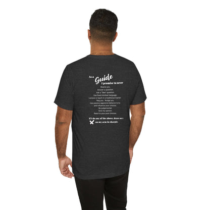 Guide definition w/back Unisex Jersey Short Sleeve Tee