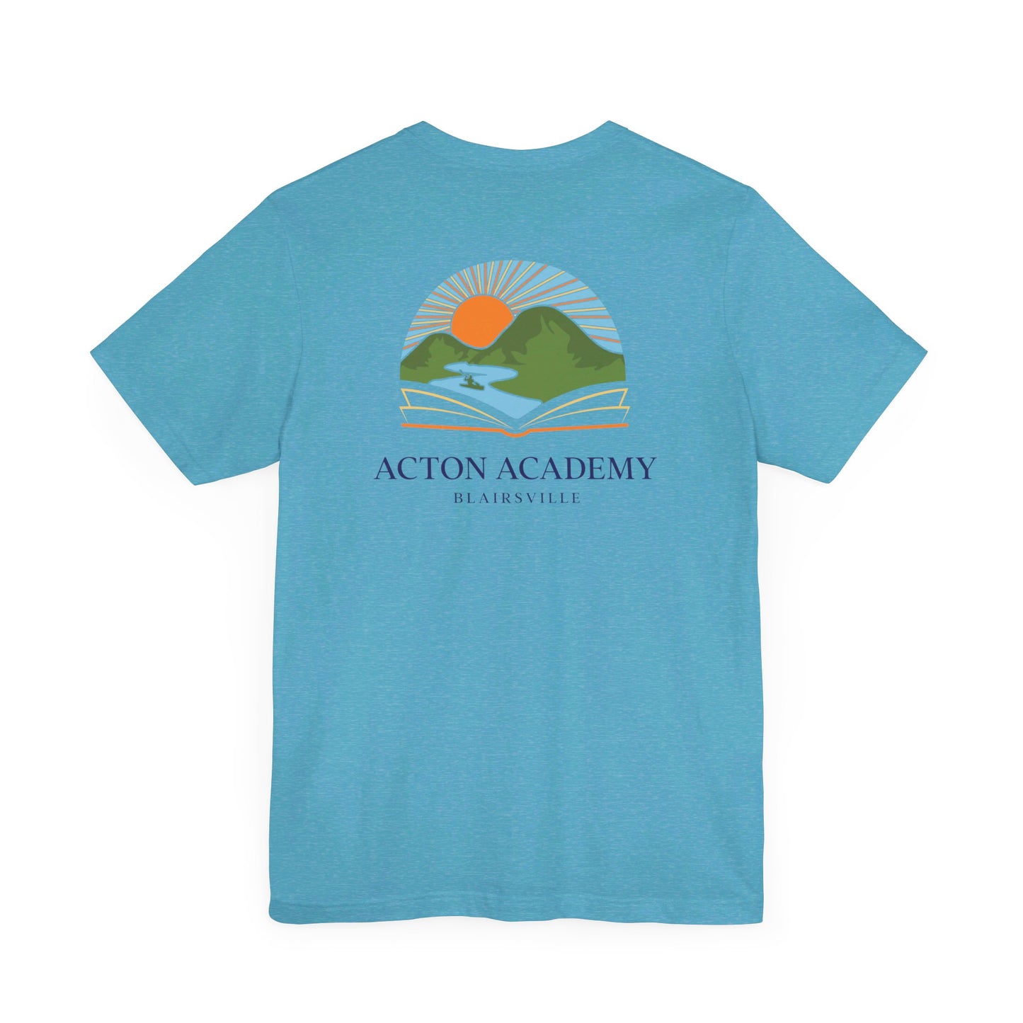 Acton Guide with Blairsville logo Unisex Jersey Short Sleeve Tee