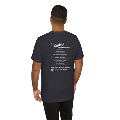 Guide definition w/back Unisex Jersey Short Sleeve Tee