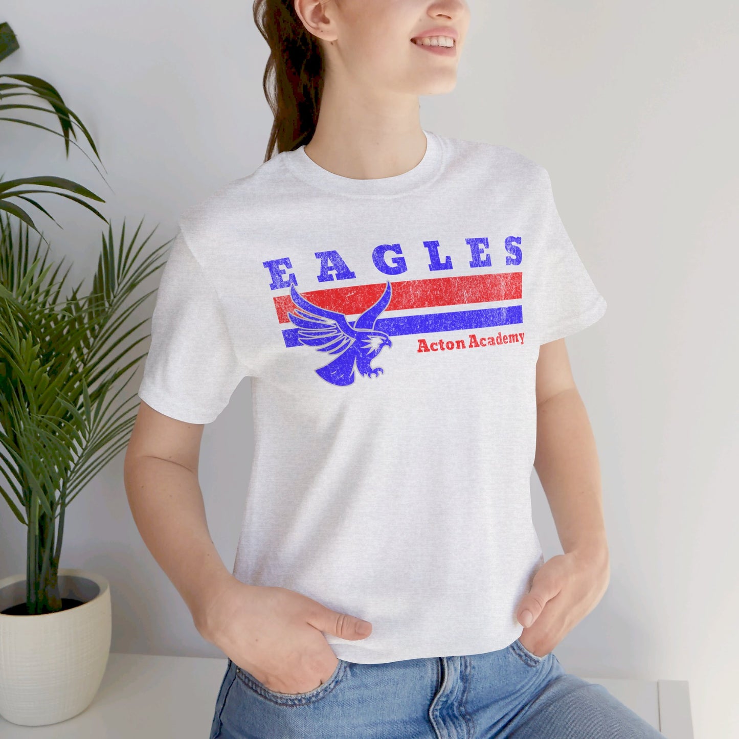 Acton Academy Eagles Unisex Jersey Short Sleeve Tee