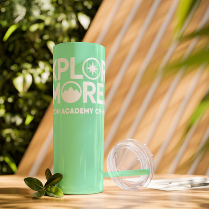 Acton CyFair Skinny Tumbler with Straw, 20oz