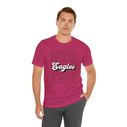 Acton Eagles Spirit T-Shirt Unisex Jersey Short Sleeve