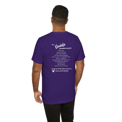 Guide definition w/back Unisex Jersey Short Sleeve Tee