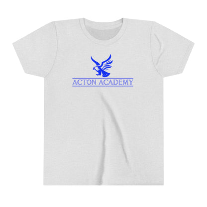 Acton Blue Logo Youth Short Sleeve Tee