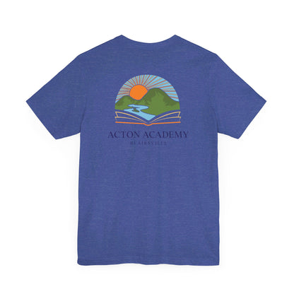 Acton Guide with Blairsville logo Unisex Jersey Short Sleeve Tee