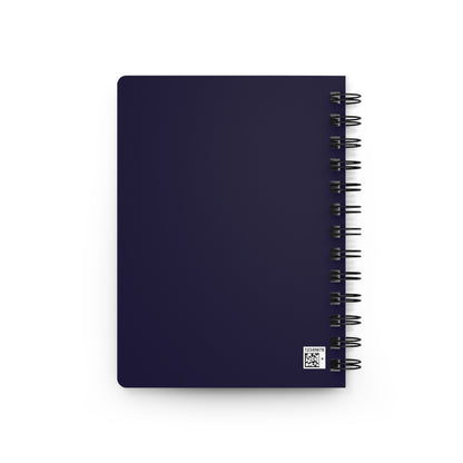 Acton Academy Frisco Spiral Journal — Navy Notebook with Gold Torch Logo