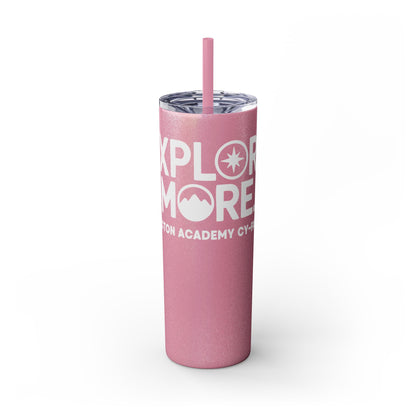 Acton CyFair Skinny Tumbler with Straw, 20oz