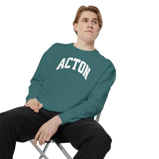 Simple Acton Unisex Garment-Dyed Sweatshirt