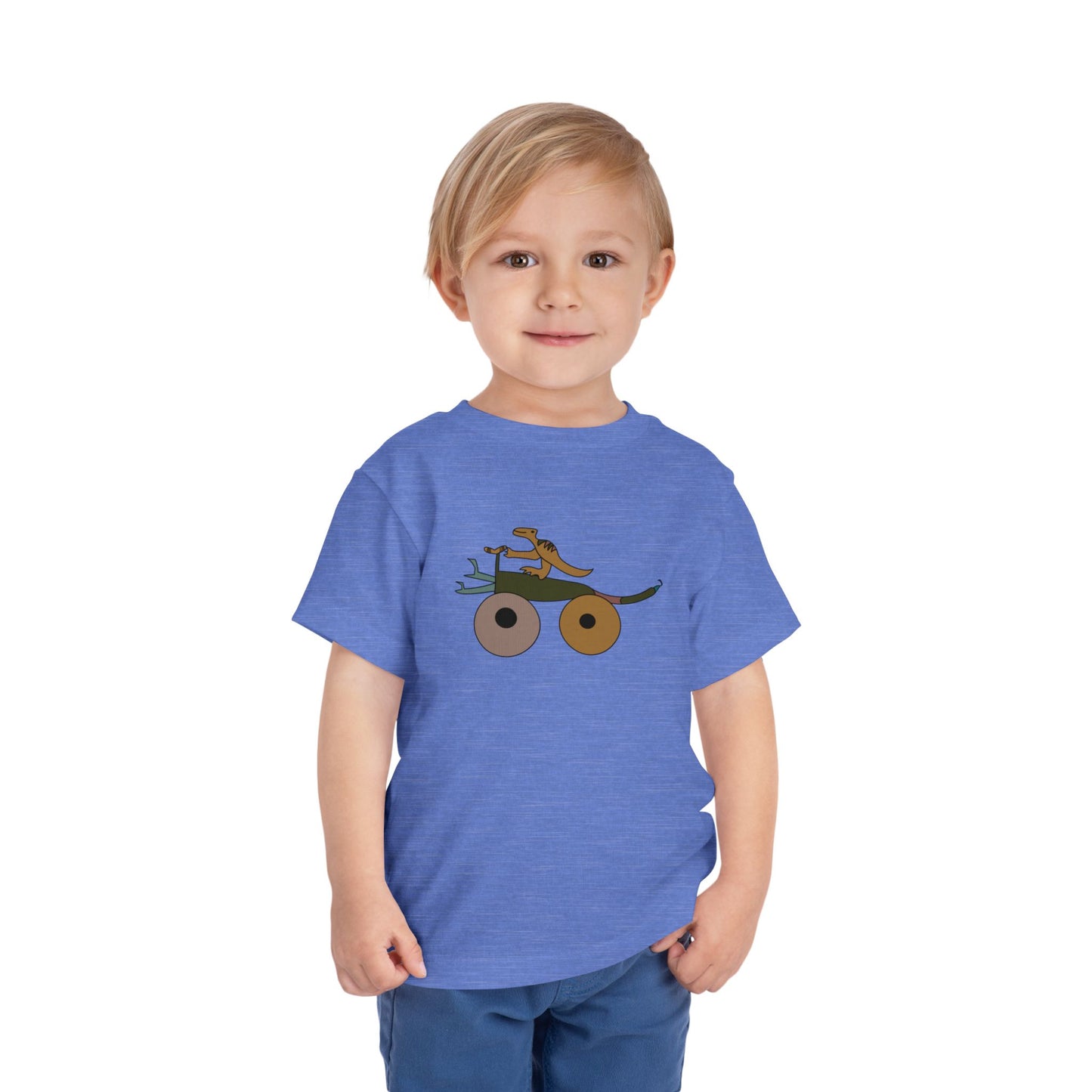 Toddler Tee — Ronin Inspired Dinosaur on a bike