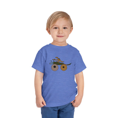 Toddler Tee — Ronin Inspired Dinosaur on a bike
