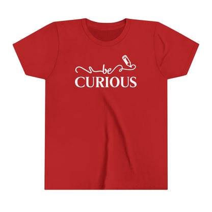 Be Curious with Blairsville logo Youth Short Sleeve Tee